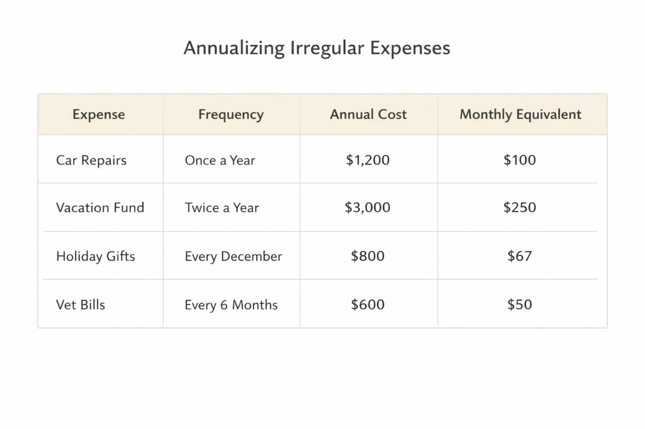 Annualization Table – NJL Style