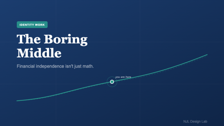 The Boring Middle of Financial Independence Isn’t Boring. It’s Identity Work.